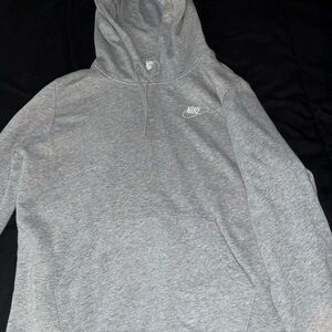 Nike Gray women’s fleece Hoodie